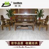 紅木家具 雞翅木全實木牛角沙發(fā)6或8件套