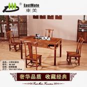 紅木家具 小明式茶臺(tái) 廠家直銷 花梨木 刺猬紫檀 紅木茶桌