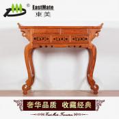 紅木家具 玄關(guān)臺桌 神臺供桌 實木案幾 非洲黃花梨橋臺